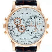 Hodinky Uhr-Kraft Dual Time 54mm 27000-1RG