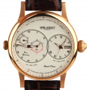 Pánské hodinky Uhr-Kraft Dual Time Automatic Business Classic 54 mm  27006-1ARG
